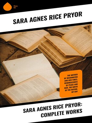 cover image of Sara Agnes Rice Pryor